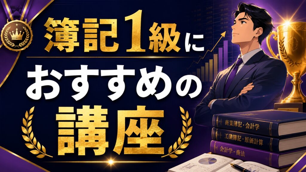 簿記1級におすすめの講座